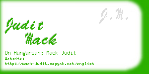 judit mack business card